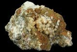 Quartz Crystal Cluster with Chalcopyrite & Calcite - Morocco #69533-2